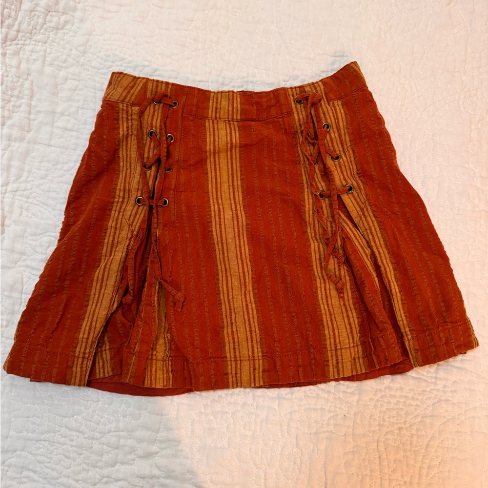 Free People Striped Skirt